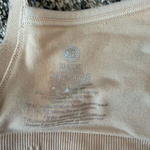 Kindred Bravely Beige Seamless Maternity Nursing Tank